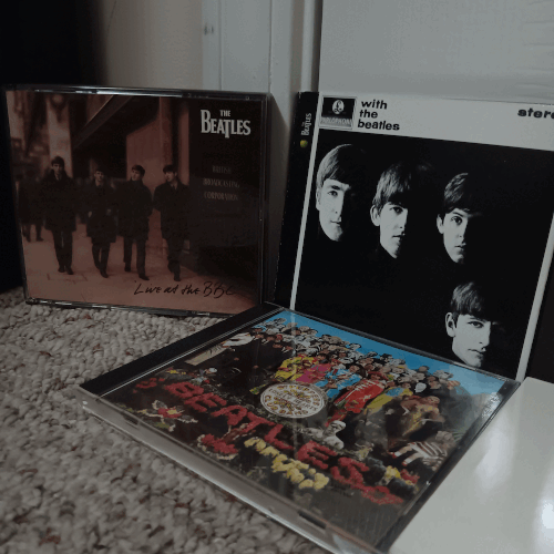 Another GIF of all my albums in an organized matter.